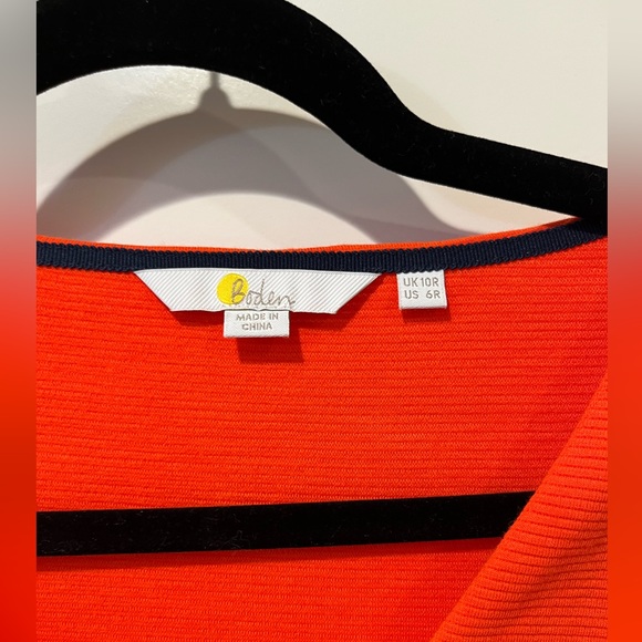 Boden Brontë Ottoman Dress in Fire Cracker - Picture 4 of 7